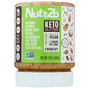 NuttZo - Keto Nut & Seed Butter, 12 oz