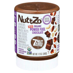 Nuttzo - 7 Nut & Seed Butter, Chocolate, 12oz