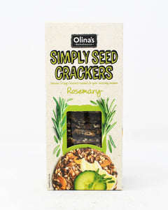 Olina's Bakehouse - Rosemary Simply Seed Crackers, 2.8 oz | Pack of 12