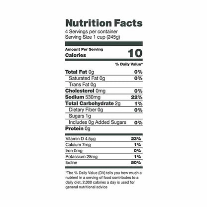 Ocean's Halo - Ocean's Halo Organic - No Chicken Broth, 32floz - back