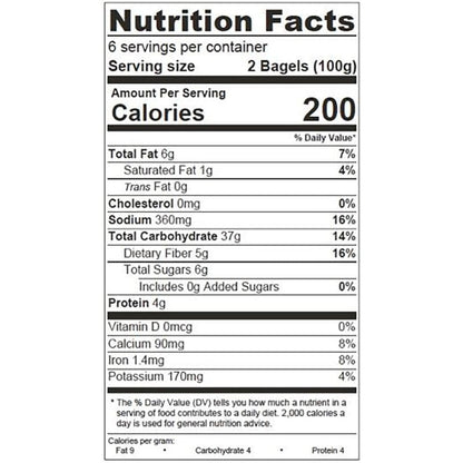 698433001239 - odoughs everything bagels nutrition