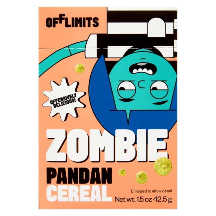 OffLimits - Vegan & Gluten-Free Zombie Pandan Cereal, 1.5oz - front