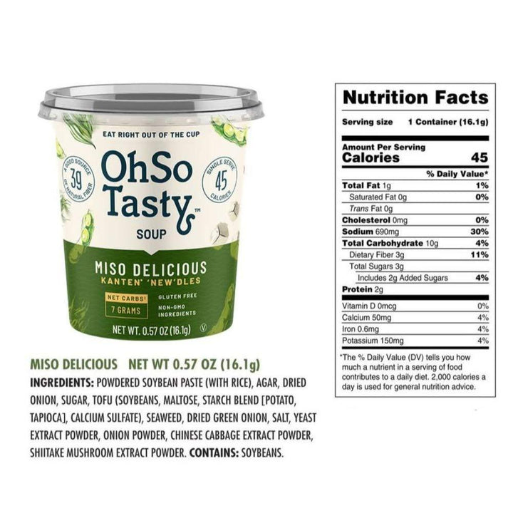 OhSoTasty-Miso Delicious Soup, 0.57 oz