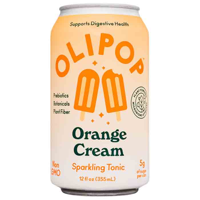 Olipop - Sparkling Tonic - Orange Cream, 12oz