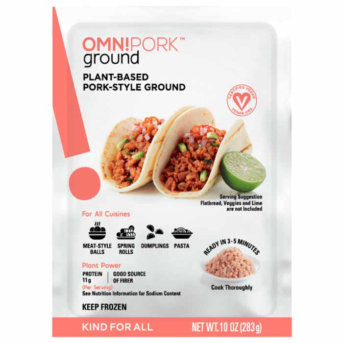 Omni Foods - OmniPork Plant-Based Pork-Style Ground, 10oz