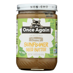 Once Again - Creamy Sunflower Seed Butter, 16oz
