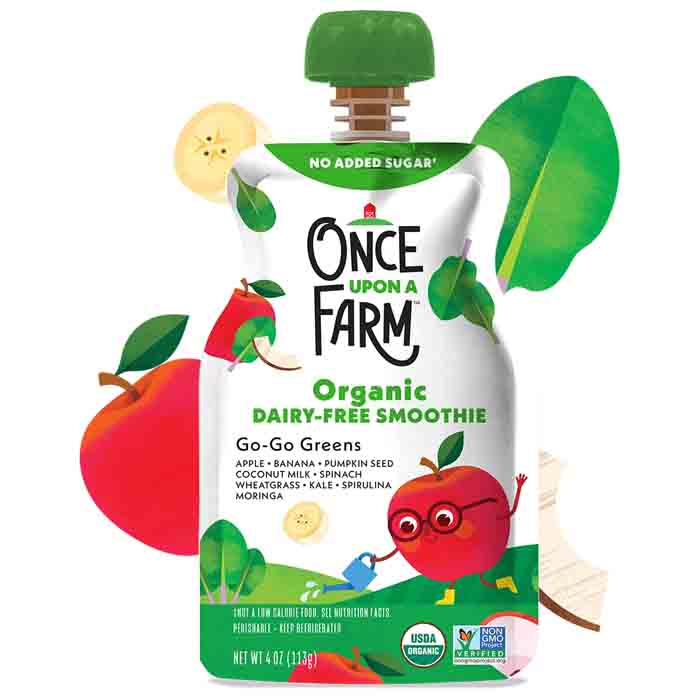 Once Upon A Farm - Organic Smoothie - Greens, 4floz