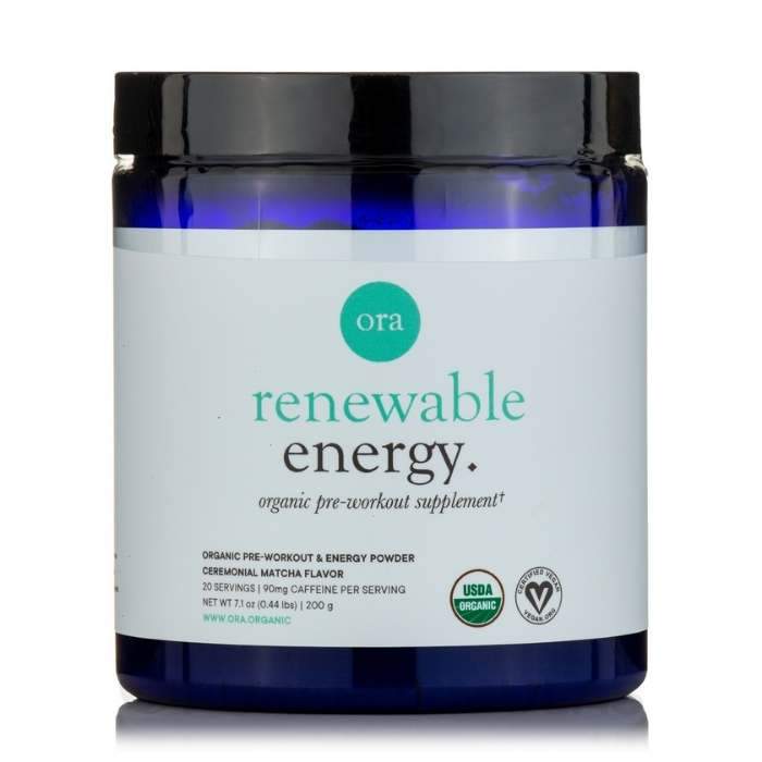 Renewable Energy: Organic Pre-Workout Powder - Ceremonial Matcha