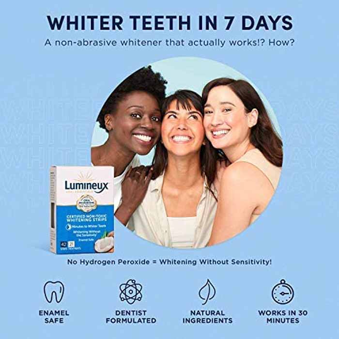Oral Essentials - Lumineux Whitening Strips, 24 Pack - back