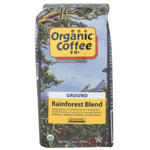 Organic Coffee Co. - Ground Rainforest Blend, 12oz