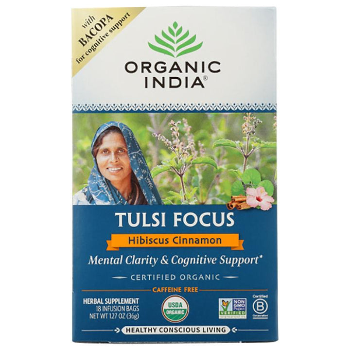 organic india tulsi focus hibiscus cinnamon tea