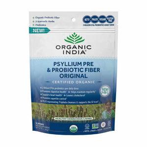 Organic India - Organic Psyllium Pre & Probiotic Fiber - Original, 10oz