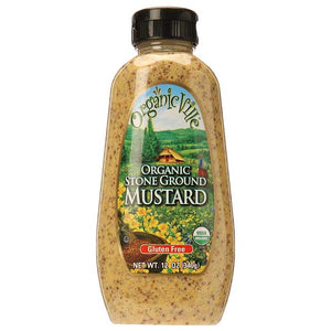 Organicville - Organic Stone Ground Mustard (GF), 12oz