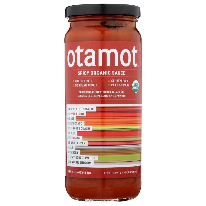 Otamot Foods - Organic Essential Spicy Sauce, 16oz - front