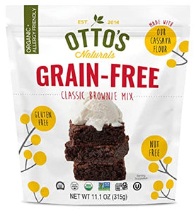 Otto's Naturals, Grain Free, Classic Brownie Mix, 11.1 oz  | Pack of 6
