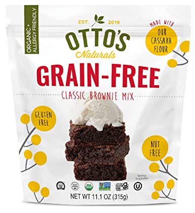 Otto's Naturals, Grain Free, Classic Brownie Mix, 11.1 oz  | Pack of 6 - PlantX US
