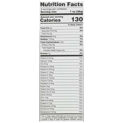 Outstanding Foods - Dairy-Free Cheese Balls - Jalapeno Chedda, 3oz  - back