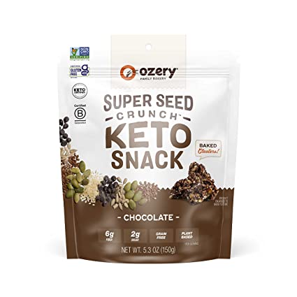 Ozery Bakery, Super Seed Crunch Chocolate, 5.3 oz
 | Pack of 6 - PlantX US