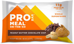 PROBAR MEAL PEANUT BUTTER CHOCOLATE CHIP, 3OZ
 | Pack of 12