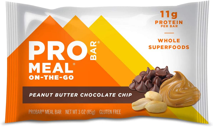 PROBAR MEAL PEANUT BUTTER CHOCOLATE CHIP, 3OZ
 | Pack of 12 - PlantX US