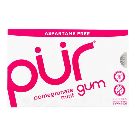Pur - Gum - Pomegranate Mint, 9pc (Pack of 12)