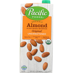 Pacific Foods - Almond Milk Unsweetened, 32oz