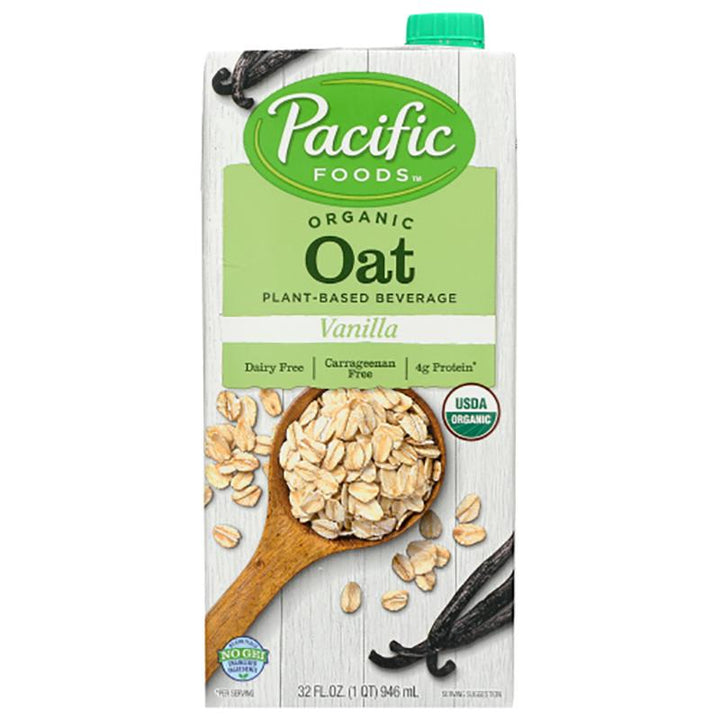 pacific foods organic oat milk vanilla