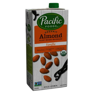 Pacific Foods - Organic Almond Plant-Based Beverage - Vanilla, 32 fl oz