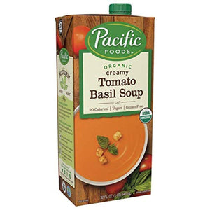 Pacific Foods - Organic Creamy Tomato Basil Soup, 32oz | Pack of 12