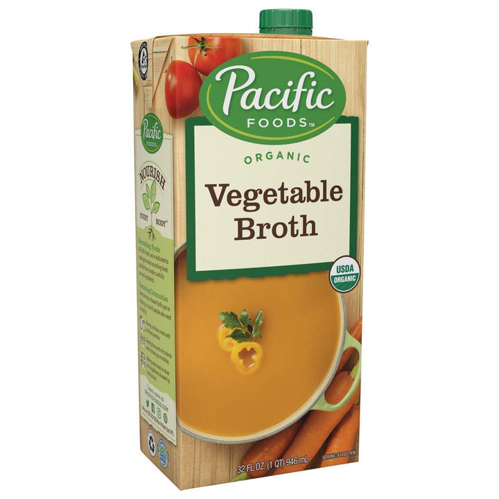 Pacific Foods Organic Vegetable Brot, 32 oz | Pack of 12 - PlantX US