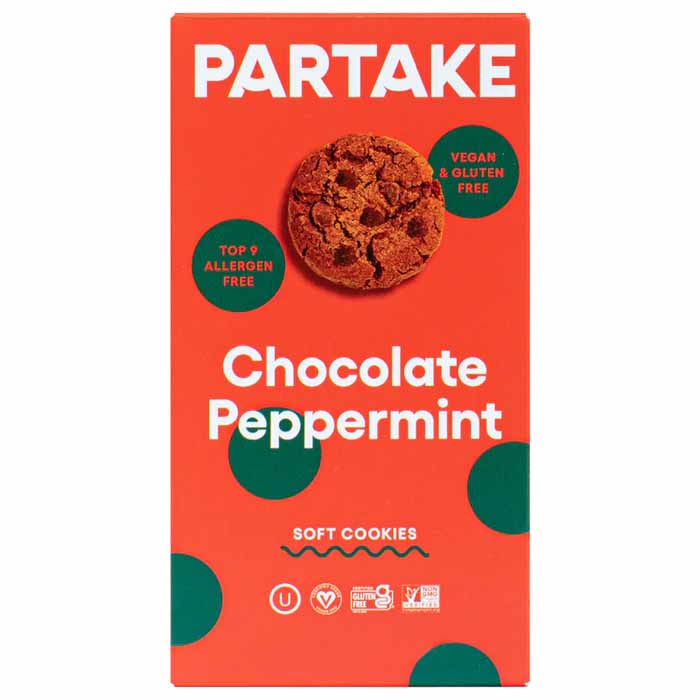 Partake - Soft Baked Chocolate Peppermint Cookies, 24k