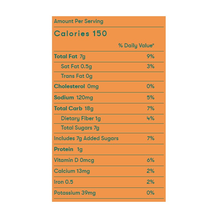 Partake Foods - Carrot Cake Cookies, 5.5 oz - back