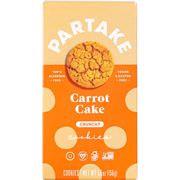 Partake Foods - Carrot Cake Cookies, 5.5 oz