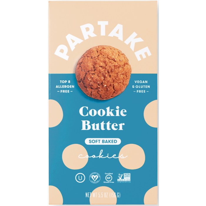 Partake Vegan & GlutenFree Cookies, 5.5oz Multiple Flavors