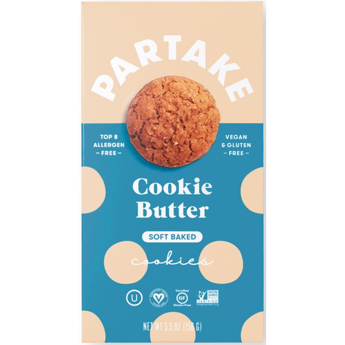 Partake Foods - Cookie Butter Cookies, 5.5 oz