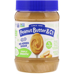 Peanut Butter & Co., Peanut Butter Spread, Simply Smooth, 16 oz 
 | Pack of 6