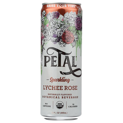 petal sparkling water lychee rose
