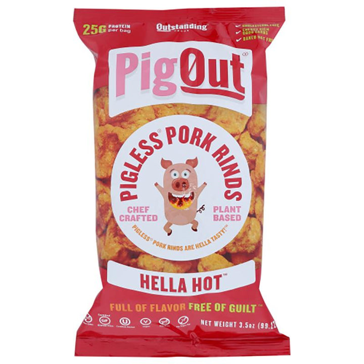 pig out pork rind hot