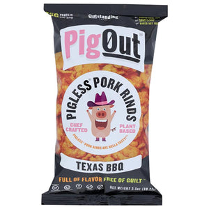 PigOut - Pork Rinds Texas BBQ, 3.5oz