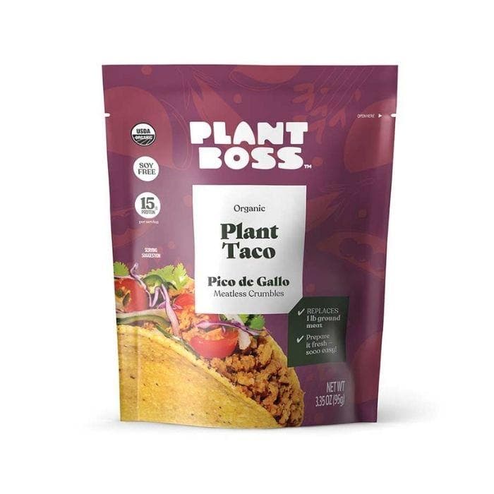 Plant Boss - Pico de Gallo Meatless Crumbles, 3.35oz