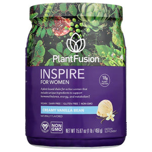 PlantFusion - Inspire for Women Powder Vanilla, 15.87oz