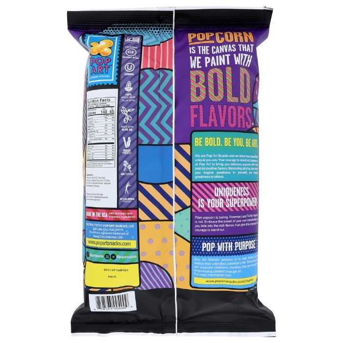 Pop Art Gourmet Popcorn Rosemary Truffle, 5oz