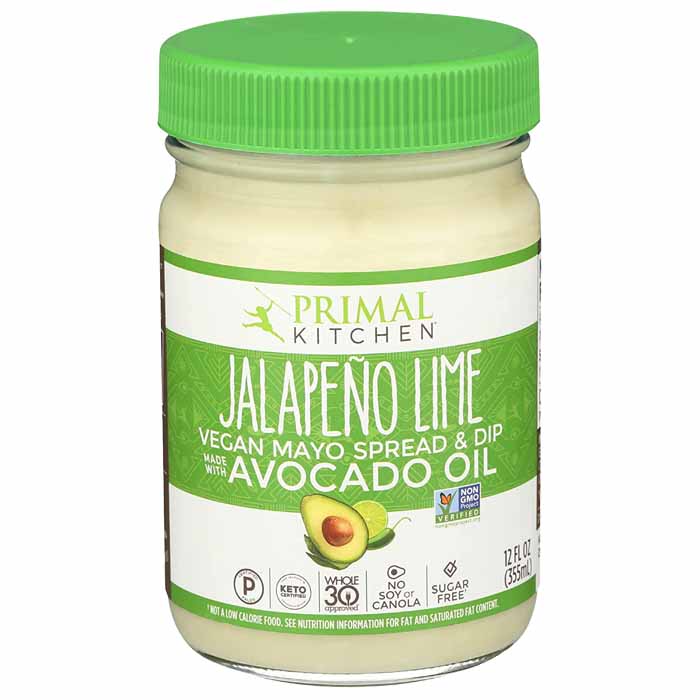 Primal Kitchen - Jalapeno Lime Mayo Spread & Dip with Avocado Oil, 12 fl oz