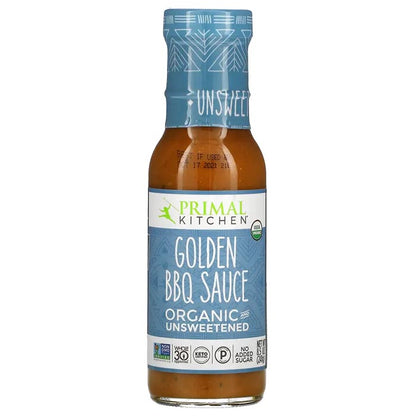 Primal Kitchen - Organic BBQ Sauce - Golden Unsweetened, 8.5oz 