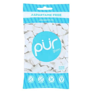 Pur - Sugar-Free Chewing Gum, 55 Pack, 2.72oz | Multiple Flavors