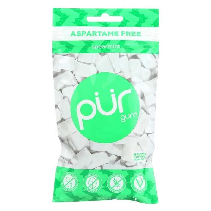 Pur - Sugar-Free Chewing Gum, 55 Pack - Spearmint