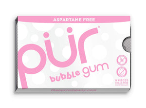 Pur Gum, Gum Bubblegum, 9 Count
 | Pack of 12