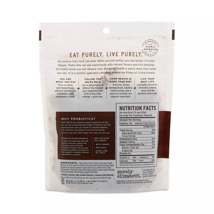 Purely Elizabeth-Probiotic Granola Chocolate Sea Salt