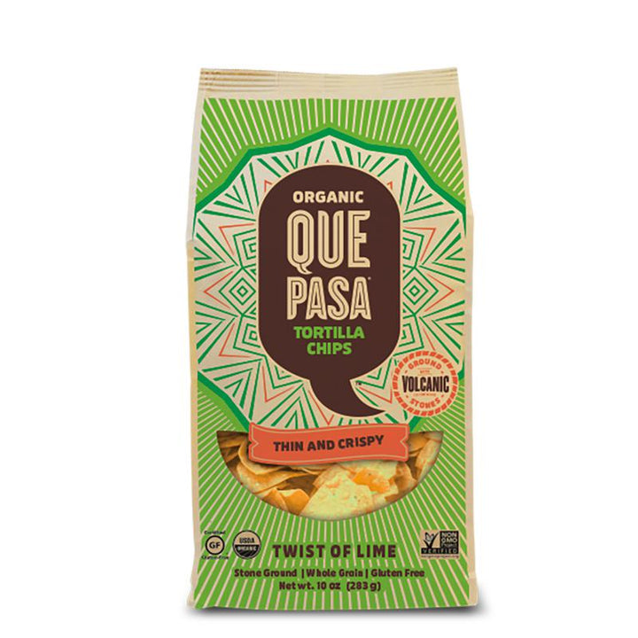 Que Pasa_Thin and Crispy Twist of Lime Toritlla Chips
