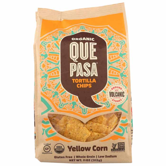 Que Pasa - Organic Yellow Corn Tortilla Chips, 11oz